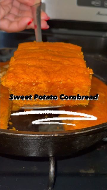 Sweet Potato Cornbread Jiffy Easy, Sweet Potato Cornbread Jiffy, Sweet Potato Cornbread Recipes, Sweet Potato Cornbread, Cornbread Recipe Sweet, Grain Brain, Corn Bread Bake, Culinary Chef, Food Inspired