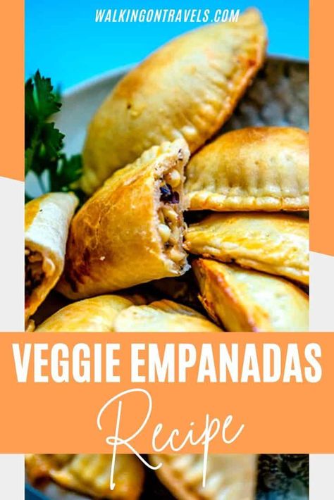 Vegetable Empanada Filling, Black Bean And Corn Empanadas, Empanada Filling Recipes Vegetarian, Vegetable Empanadas Recipe, Veggie Empanadas Recipe, Vegetarian Empanada Filling, Corn Empanadas Recipe, Vegan Empanadas Filling, Caribbean Appetizers