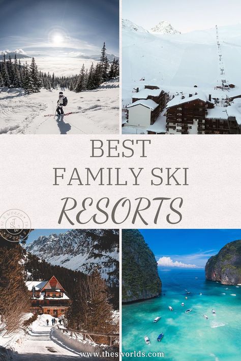 Amazing Resorts, Best Family Ski Resorts, Utah Ski Resorts, Family Ski Vacation, Resorts For Kids, Taos Ski Valley, Colorado Ski Resorts, Sky Resort, Family Ski