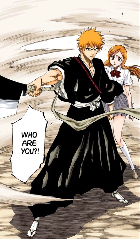 Abarai Renji, Orihime Bleach, Ichigo X Orihime, Bleach Orihime, Ichigo And Orihime, Ichigo Manga, Renji Abarai, Inoue Orihime, Orihime Inoue