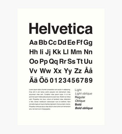 Typography Poster Helvetica Alphabet Art Print Helvetica Design, Typography Fonts Handwriting, Helvetica Poster, Helvetica Typography, Cool Fonts Alphabet, Font Love, Helvetica Font, Alfabet Font, Alphabet Typography