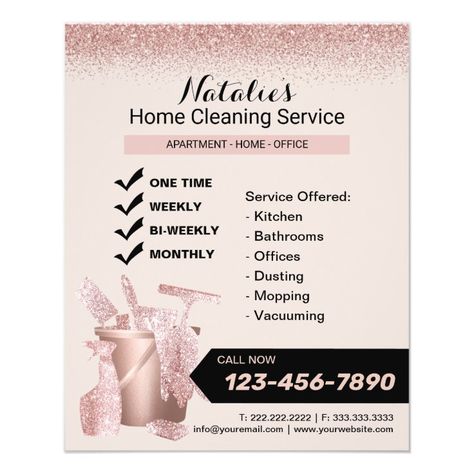 Cleaning Services Flyer, Cleaning Flyers, Cleaning Service Flyer, Clean Logo Design, Gold House, Cleaning Gift, Cleaning Logo, House Cleaning Services, Professional Cleaning Services