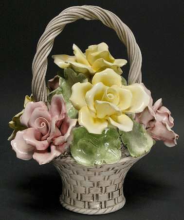 Replacements, Ltd. Search: CAPODIMONTE Wildflower Decor, China Flowers, Capodimonte Porcelain, Cold Porcelain Flowers, Floral Bowls, Floral Baskets, Naples Italy, Garden Pond, Ceramics Pottery Art