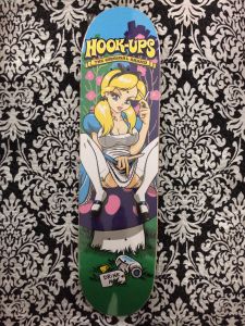 Skateboard Illustration, Nurse Girl, Skateboarding Art, Alison Wonderland, Skateboard Pictures, Board Skateboard, Longboard Design, Skateboard Deck Art, Skateboard Art Design