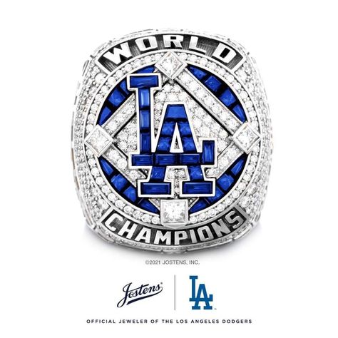 Lakers Championship Rings, World Series Rings, Lakers Championships, Championship Rings, Dodgers Baseball, Letter Ring, Arizona Logo, True Blue, Los Angeles Dodgers