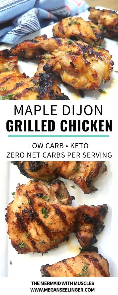 Keto Grilled Chicken, Keto Chicken Thighs, Veg Snacks, Baby Recipes, Grilled Chicken Thighs, Paleo Life, Diner Recept, Low Carb Diets, Recetas Keto