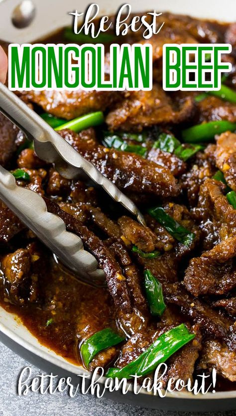 Sliced Steak Recipes, Instant Pot Mongolian Beef, Chuck Steak Recipes, Mongolian Beef Recipe, Sirloin Steak Recipes, Round Steak Recipes, Mongolian Beef Recipes, Pf Changs, Beef Steak Recipes