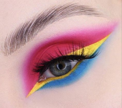 Funky Makeup, Alt Makeup, Pride Makeup, Ethereal Makeup, Dope Makeup, Eye Makeup Designs, Makeup Eye Looks, Creative Eye Makeup, Creative Makeup Looks