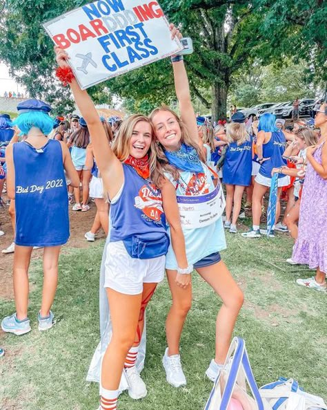 Tri Delta Airlines Bid Day, Airline Bid Day Theme, Airplane Bid Day Theme, Fly Delta Bid Day Theme, Tri Delta Bid Day Themes, Delta Airlines Bid Day, Fly Delta Bid Day, Tri Delta Bid Day, Spirit Week Themes