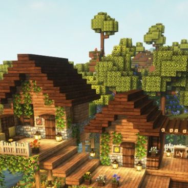 Villager Huts Minecraft, Minecraft Hut Ideas, Minecraft Fishing Village, Minecraft Hillside House, Minecraft Fishing Hut, Minecraft Fishing Dock, Minecraft Dock, Minecraft 2023, Aesthetic Fishing