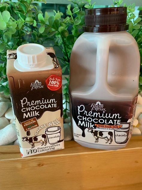 Farm Fresh Milk, Fav Food, Chocolate Shake, Premium Chocolate, Fresh Milk, Chocolate Sauce, Bottle Packaging, Kitchen Food, Farm Fresh