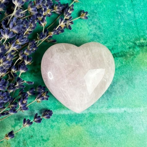 💖 ROSE QUARTZ HEART 💖 This light pink Rose Quartz Crystal Heart makes a loving gift for self, friends, family, or a significant other. Rose Quartz is the Heart stone that promotes unconditional love. It's a smooth and polished crystal heart that is easily portable. Rose Quartz benefits include: 🩷 Encourages harmony and trust in relationships; 🩷 Supports positive interactions 🩷 Promotes connection to self and others 🩷 Activates Heart Chakra healing 🩷 Provides gentle, soothing, comforting &... Rose Quartz Benefits, Quartz Benefits, Gift For Self, Heart Chakra Healing, Grounding Energy, Trust In Relationships, Light Pink Rose, Heart Stone, Pink Rose Quartz