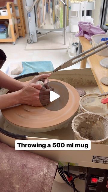 Throwing Clay, Wheel Throwing, Clay Mugs, Need For Speed, Pottery Wheel, Pottery Making, Contemporary Ceramics, Wheel Thrown, Handmade Ceramics