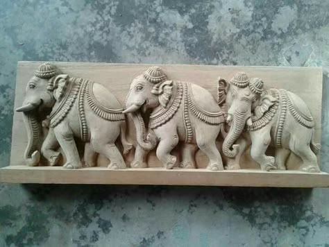 Ancient Drawings, Ganesh Art Paintings, Elephant Carving, Ancient Indian Architecture, Ornament Drawing, Elephant Wall Art, Indian Sculpture, Elephant Sculpture, Ganesh Art