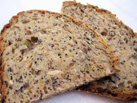 Seedy Spelt Bread | Accidental Artisan Bucket Bread, Spelt Sourdough, Recipe Pictures, Spelt Bread, Sourdough Recipe, Toast In The Oven, Yeast Breads, Grain Mill, Knead Bread