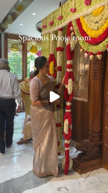 Ranjitha Gh on Instagram: "Pooja room decor!!
Housewarming never ending excitement !

Saree: @houseof.raadhya_sarees 
Blouse @houseof.raadhya_sarees 
Makeup @makeup_by_susheela_gowda 
Hairstylist @gowthamireddyhairstylist
Jewels @gajraj_jewellers 
Architect @vismitarchitects" Gajraj Jewellers, Pooja Room Decor, Sarees Blouse, Pooja Room, Pooja Rooms, Saree Look, Makeup Makeup, May 20, Saree Blouse