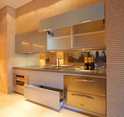 Golden Kitchen Cabinets and Backsplash Ideas Giving Glamorous Look to Modern Interiors Kitchen Open Cabinets Ideas, Easy Keto Casserole Recipes, Easy Keto Casserole, Kitchen Cabinets And Backsplash, Keto Casserole Recipes, Ikea Design, Keto Casserole, Kitchen Wall Colors, Minimalist Kitchen Design