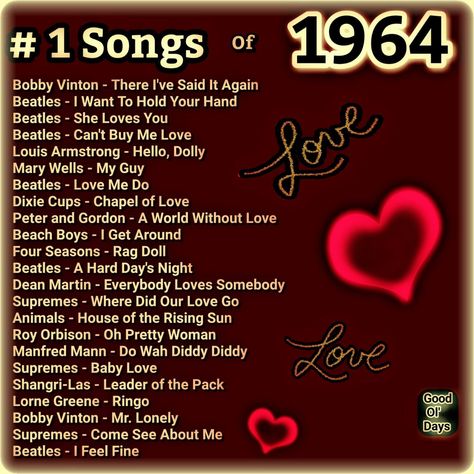 Song Lists, Tv Hacks, Bobby Vinton, Music List, Can't Buy Me Love, Beatles Love, House Of The Rising Sun, Great Song Lyrics, Music Playlists