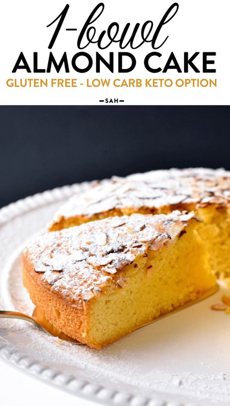 This Almond Cake recipe is the most easy 1-bowl cake recipe with buttery, moist almond cake crumb. Plus, this cake recipe is also gluten-free 00 % made from almond flour so you can share with all your friends and family. Toasted Almond Cake Recipe, French Almond Cake Recipe, Toasted Almond Cake, French Almond Cake, Almond Flour Cake, Dessert Holiday, French Almond, Almond Flour Cakes, Irish Desserts