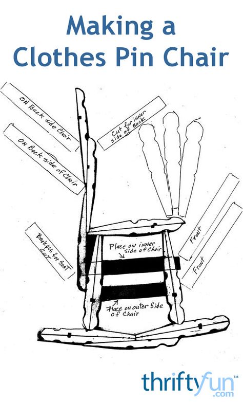 This is a guide about making a clothes pin chair. Clothes pins can be used to make cute doll furniture. Clothespin Crafts Christmas, Diy Rocking Chair, Clothespin Diy Crafts, Close Pin, Wooden Clothespin Crafts, Clothespins Diy, Clothespin Art, Clothespin Crafts, Lalaloopsy Dolls