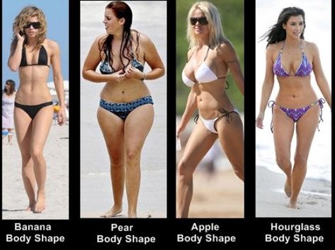 Female Body Types, Different Body Shapes, Body Shapes Women, Apple Body Type, Apple Body Shapes, Body Types Women, Pear Body, Pear Body Shape, Types Of Women