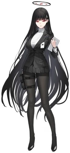 Tsukatsuki Rio | Blue Archive Wiki | Fandom Anime Long Hair, Anime Black Hair, Blue Archive, Long Black Hair, 영감을 주는 캐릭터, Anime Oc, Female Character Design, 귀여운 동물, Long Black