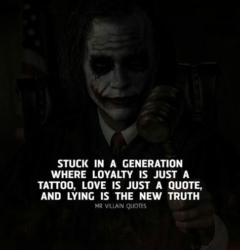 Thank you for confirmation on my veiw of people like you Heath Ledger Joker Quotes, Joker Quote, Villain Quotes, Gangster Quotes, Villain Quote, Cs Lewis, Warrior Quotes, Joker Quotes, The Dark Knight