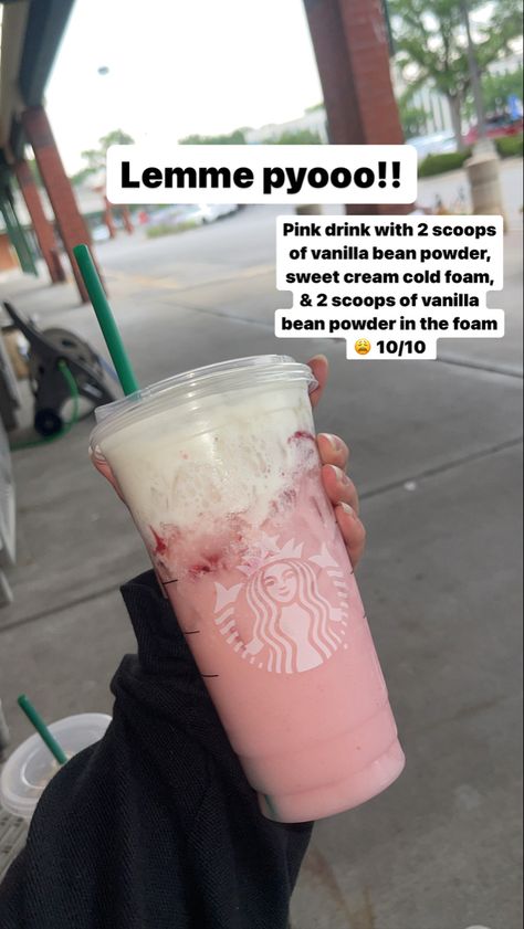 Medium Starbucks Drinks, 2023 Starbucks Drinks, Punk Drink Starbucks Recipe, Best Pink Drink Starbucks, Sweetest Starbucks Drinks, Starbucks Drinks Energy, Pink Drink Add Ins, Blended Pink Drink Starbucks, Pinkdrink Starbucks Recipe