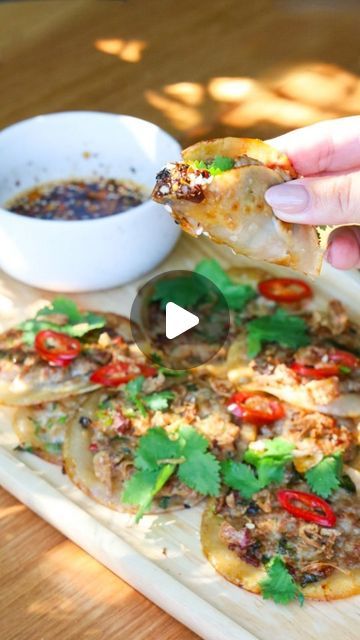 Kim Van de Water | Foodie & Content Creator ✨️ on Instagram: "Big Mac Smash Tacos? Not my vibe! But hello, Smashed Gyozas, the fried Asian Tacos I'm craving! 💥 Also love that you don't have to do those fancy dumpling folds. But don't worry dumplings will always have a special place in my heart 🥟 For this flavorful delight: • 300g Pork Mince • 1/4 cup Coriander • 2-3 Sliced Chillies • 2 tsp Minced Ginger • 3 tsp Minced Garlic • 1/4 cup Spring Onions • 2 tsp Sesame Oil • 3 tsp Soy Sauce • 15-20 Gyoza Wrappings Mix it, stuff it, and give 'em a pan-smash! Add water for golden perfection and to crisp up your gyoza. Serve with chili-soy dip – irresistible! But remember, don't go overboard; too many make a tummy ache! Enjoy responsibly. 😋 GyozaLove Foodie Delight | Fried Fridays | Friday Smash Dumpling Tacos, Dumpling Folds, Dumpling Tacos, Big Mac Smash Tacos, Asian Tacos, Smash Tacos, Tummy Ache, Spring Onions, Special Place In My Heart