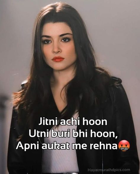 V Lyrics, Classy Girl Quotes, Girly Facts, Dad Tattoo, Bad Attitude Quotes, Crazy Girl Quote, Attitude Girl, Tough Girl Quotes, Punjabi Status