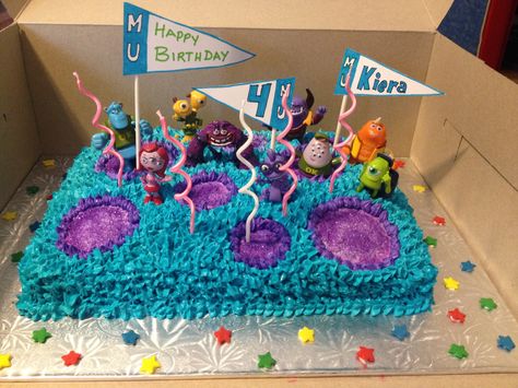 Monsters University Cake Monster University Cupcakes, Monster University Cakes, Jordan Ones, Monsters University, Monster University, Monsters Inc, Party Cakes, 3rd Birthday, Birthday Ideas