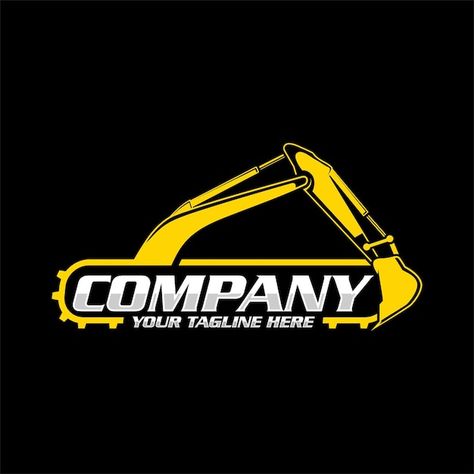 Heavy Equipment Logo, Excavator Logo, Photoshop Training, Photoshop Tutorial Design, Background Hd Wallpaper, Industry Logo, Excavator Parts, Heavy Machinery, Boot Print