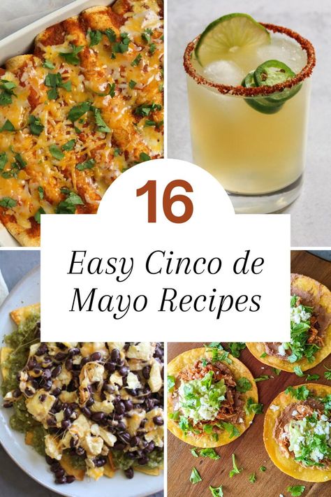 The best Cinco de Mayo recipes for a crowd are easy to scale, simple to make, and full of flavor! Ideas to help you plan appetizers, dinner, and drinks. Mexican For A Crowd, Mexican Recipes For A Crowd, Cinco De Mayo Recipes, Recipes For A Crowd, Group Food, Savory Appetizer, Recipe Board, Recipe Roundup, Food For A Crowd