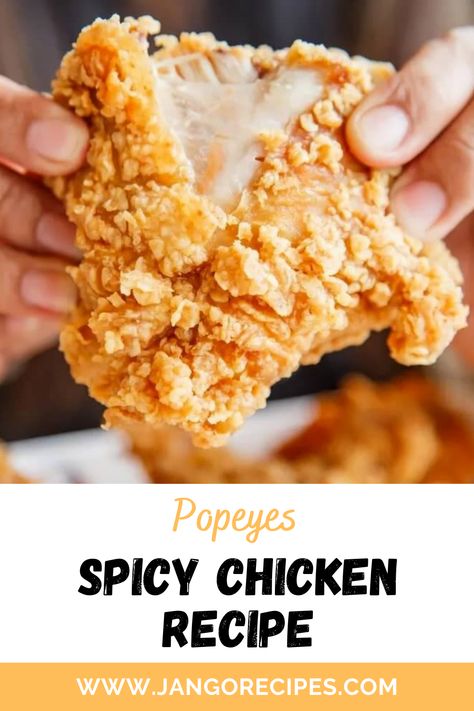 In this blog, I will share with you a Popeyes Spicy Chicken Recipe that is extremely delicious. Popeyes Spicy Chicken Tenders Recipe, Best Fried Chicken Batter Recipe, Popeyes Chicken Tenders Recipe, Popeyes Chicken Tenders, Popeyes Chicken Recipe, Churches Chicken Recipe, Popeyes Fried Chicken Recipe, Copycat Popeyes Chicken, Popeyes Food