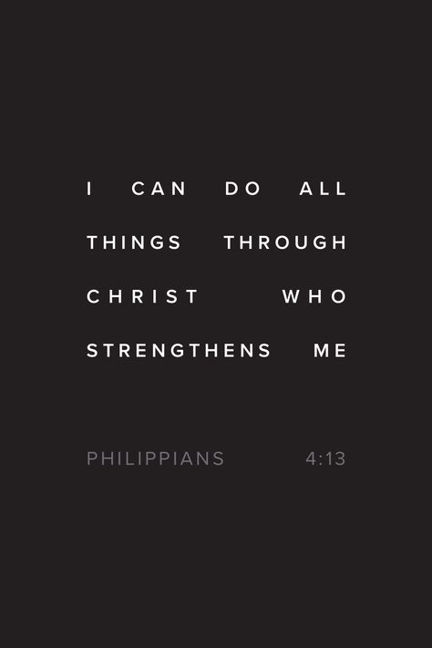 "I can do all things through Christ who strengthens me." Philippians 4:13 Bible Verse King James Version Wallpaper, New King James Version Bible, Bible Verse King James Version, Nkjv Bible Verses, Scriptures Kjv, Bible Quote Tattoos, Bible Quotes Kjv, Wedding Bible Verses, Christ Is King