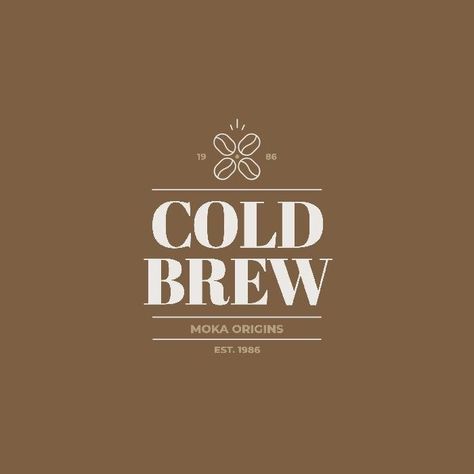 Elegant Cold Coffee Logo Iced Coffee Logo, Coffee Company Logo, Craft Logo, Coffee Logo, Coffee Crafts, Coffee Scrub, Cold Coffee, Coffee Branding, Coffee Company