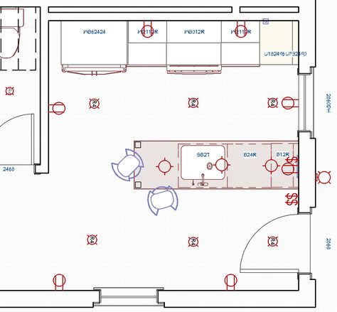 How To Create a Lighting Plan That Will Make Your Kitchen Shine | Beginning in the Middle Kitchen Lighting Layout, Recessed Lighting Layout, Lighting Layout, Electrical Layout, Lighting Plan, Lighting Design Interior, Kitchen Lighting Fixtures, Trendy Home, The Plan