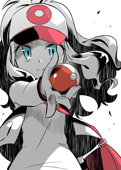 Pokemon-Touko/Hilda Pokemon Hilda, Pokemon Game Characters, Pokemon People, Pokémon Black And White, Pokemon Manga, Pokemon Waifu, Black Pokemon, Pokemon Ships, Pokemon Collection