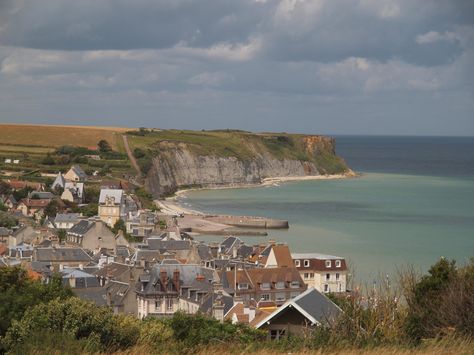 Arromanches, Gold Beach, and Normandy coastline | by lreed76 Utah Beach Normandy, Normandy Countryside, D Day Beaches Normandy, Normandy France Houses, Dday Beaches Normandy, D Day Beach, Normandy Beach, Gold Beach, Northern France