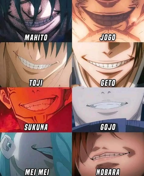 Sukuna Smile, Alluka Zoldyck, Anime Drawing Books, Jujutsu Kaizen, Anime Funny Moments, Jujitsu Kaisen, Gojo Satoru, Handsome Anime Guys, Funny Anime Pics