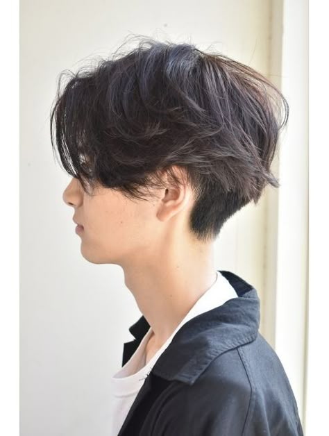 Middle Part Haircut, Ftm Haircuts, Haircut Gray Hair, Mens Haircuts Medium, Short Hair Tomboy, Asian Haircut, Haircut Straight, Wavy Hair Men, Long Wolfcut Haircut