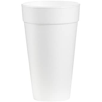 DART 20J16 3.7" Top and 2.4" Bottom Diameter, 6.1" Height, 20 oz Big Drink Foam Cup (Case of 500), White Fountain Drink, Styrofoam Cups, Ice Cold Drink, Dish Detergent, Foam Cups, Disposable Cups, Espresso Machines, Fresh Coffee, Party Cups