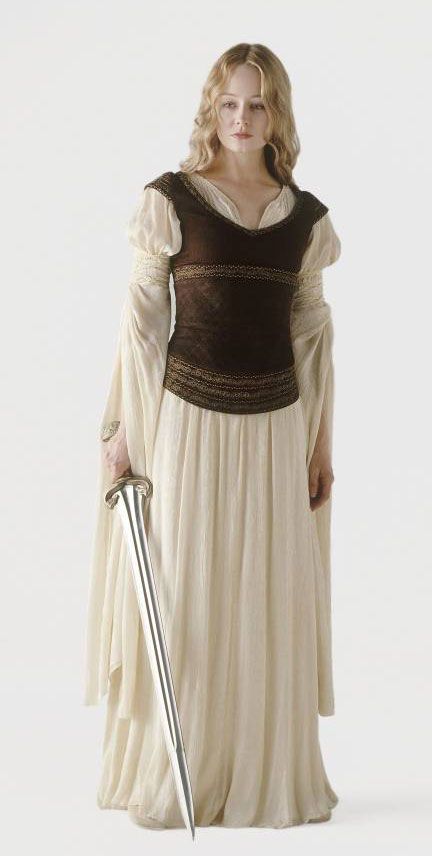 eowyn Lord Of The Rings Costumes, Hobbit Costume, Lotr Costume, Miranda Otto, Elven King, Two Towers, Shield Maiden, Dress Tutorials, Medieval Dress