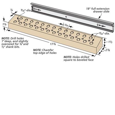 Router Bit Storage Tray | Woodsmith Tips