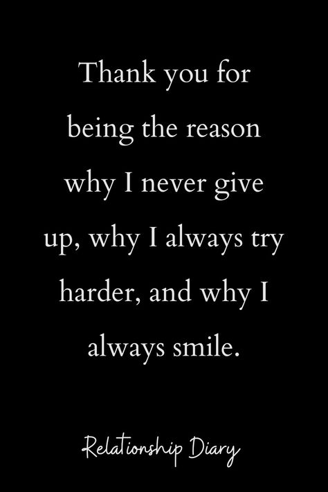 #myhero #mylove #relationshipquotes #lovequotesforhim #couplegoals I Always Smile Quotes, Thank You For Being The Reason I Smile, Quotes About Never Giving Up, Reasons To Smile Quotes, Balkan Citati, Always Smile Quotes, Confidence Building Quotes, Discord Ideas, Try Quotes