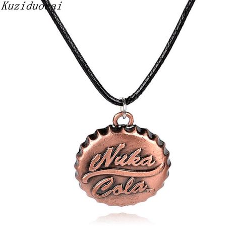 Kuziduocai New Hot Fashion Fine Online Game Fallout 3 Jewelry Accessories Nuka Cola Drinks Necklaces & Pendants For Unisex N-444 Nuka Cola, Fallout 3, Letter Pendant Necklace, Dainty Pendant, Drink Bottle, Jewelry Wholesale, Letter Pendants, Stunning Necklace, Gift Accessories