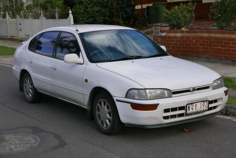 File:1994 Toyota Corolla Sprinter ... Corolla 1994, Picture Description, Toyota Corolla, Art Reference, Toyota, Suv Car, Cars, White, Art