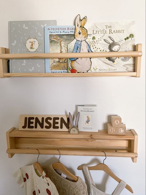 The cutest easter books perfect for any bookshelf! Nursery, playroom bookshelf inspi