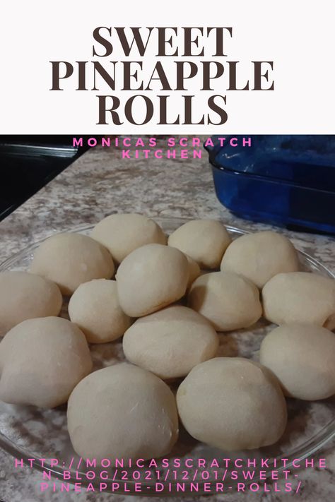 Use pineapple juice to make super delicious and sweet pineapple dinner rolls! Check out this blog plus 100 more recipes! Hawiian Rolls, Pineapple Dinner, Dinner Rolls Recipe Homemade, Yeast Packet, Pineapple Glaze, Pineapple Water, Dinner Rolls Recipe, Canned Pineapple, Juice Plus