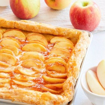 Recipes Archives - Happy Happy Nester Pastry Fruit Tart, Puff Pastry Fruit, Fruit Custard Tart, Apples Slices, Pastry Fruit, Recipe With Apples, Halloween Treat Ideas, Apple Custard, Fruit Custard